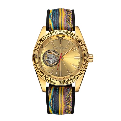 Carlo Colucci Herren Analog Quarz Uhr mit Silikon Armband CC303-2 Carlo Colucci Herren Analog Quarz Uhr mit Silikon Armband CC303-2 von Carlo Colucci