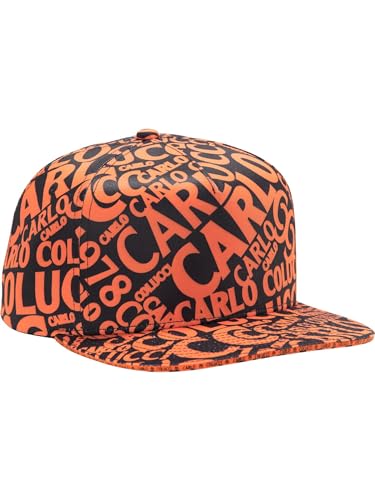 Carlo Colucci Snapbackcap im Allover-Print Schwarz OS von Carlo Colucci