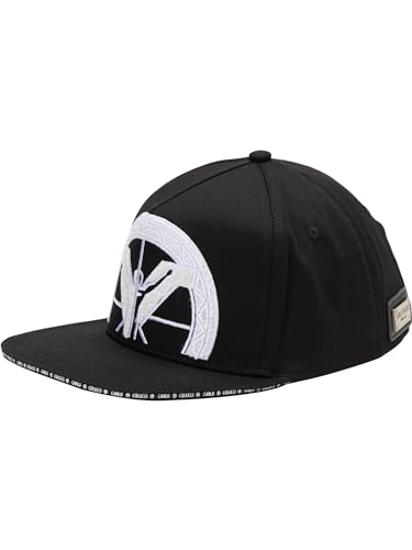 Carlo Colucci Snapbackcap mit rundem 3D-Logo Schwarz OS von Carlo Colucci