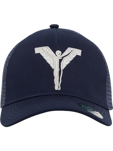 Carlo Colucci Truckercap mit Ikarus-Stickerei Navy OS von Carlo Colucci