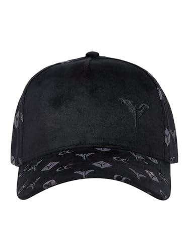 Carlo Colucci Unisex Basecap mit Monogram Print Schwarz OS von Carlo Colucci