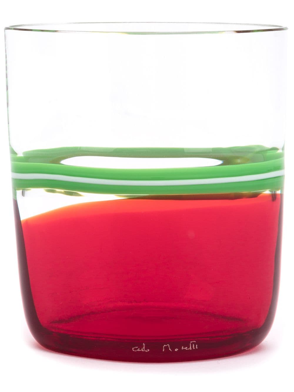 Carlo Moretti 'Bora' Glas - Rot von Carlo Moretti