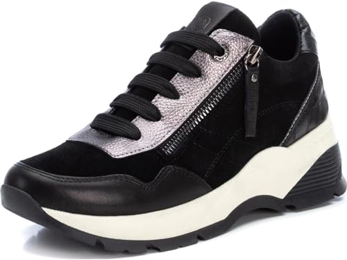 Carmela Damen 160195 Sneaker, schwarz/weiß, 40 EU von Carmela