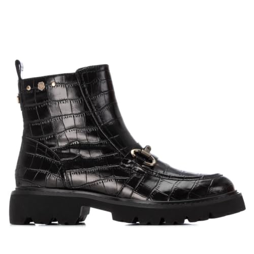 Carmela Damen 162548 Flacher Stiefel, Schwarz, 36 EU von Carmela