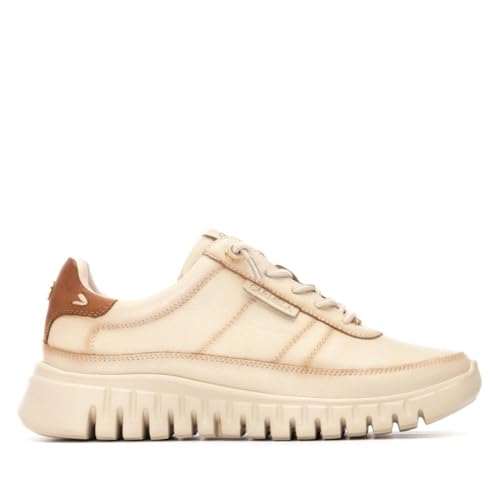 Carmela - Slipper Damen Beige - Bequeme und vielseitige Schuhe - Casual Mode - Modell 16252503 (Größe 38) von Carmela