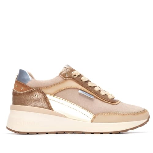 Carmela - Slipper Damen Beige - Bequeme und vielseitige Schuhe - Casual Mode - Modell 16265202 (Größe 38) von Carmela