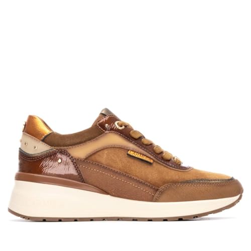 Carmela - Slipper Damen Kamel - Bequeme und vielseitige Schuhe - Casual Mode - Modell 16265204 (Größe 40) von Carmela