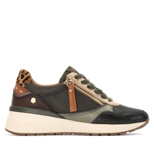 Carmela - Slipper Damen Khaki - Bequeme und vielseitige Schuhe - Casual Mode - Modell 16244204 (Größe 41) von Carmela