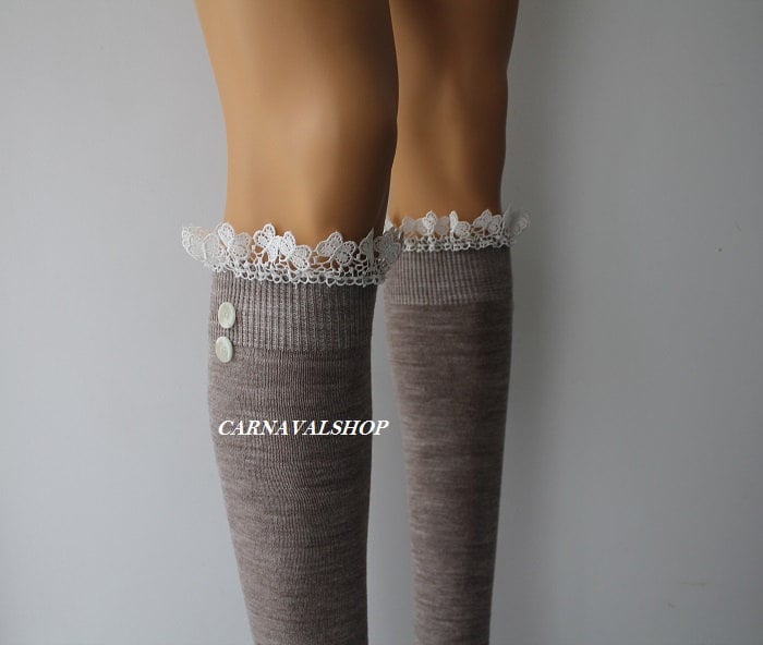 Einzigartige Geschenke Für Frau Personalisiertes Geschenk Frauen Stulpen Stricken Socken Winter Accessoires Sie Damenmode von CarnavalShop