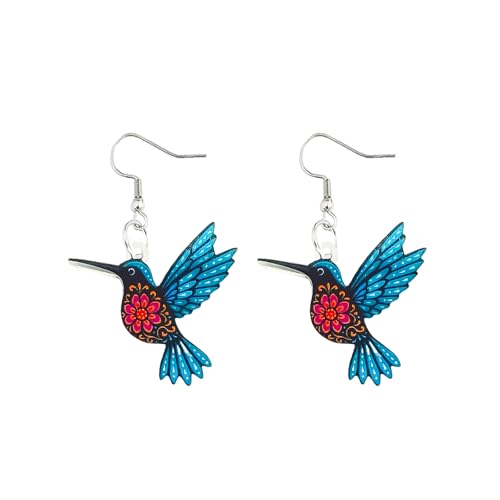 Carniee Vintage Acryl Tiere Hänge Ohrringe Nette Tier Ohrringe Exquisiter Charme Ohrstecker Verschiedene Feiertagsveranstaltungen/Geburtstagsgeschenke Elegantes Schmuckdesign für Frauen Mehrfarbig G von Carniee