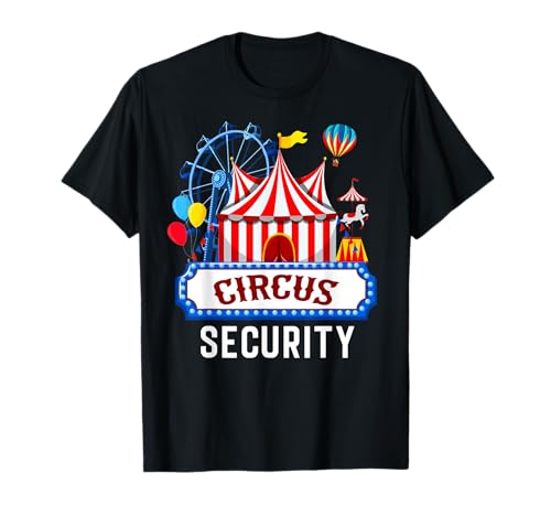 Zirkus Sicherheit Karneval Kostüm Carny Event Mitarbeiter Herren Damen T-Shirt Zirkus Sicherheit Karneval Kostüm Carny Event Mitarbeiter Herren Damen T-Shirt von Carnival Staff Birthday Circus Matching Family SET