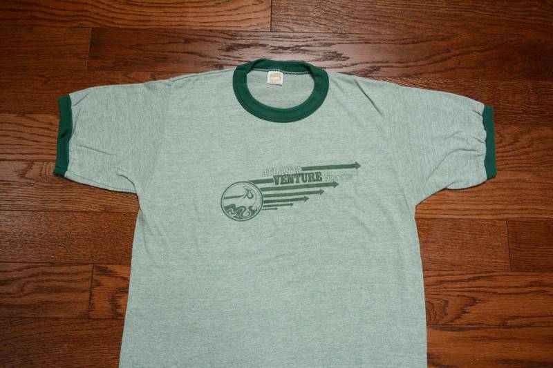 Vintage 80Er Jahre Atlanta-Lesben-Gay-Pride T-Shirt Atlanta Venture Sport 1980 Lgbt Lgbtq Ringer T-Shirt Meliert Grün Atlpride M/L von CarnivalOfTheManiac