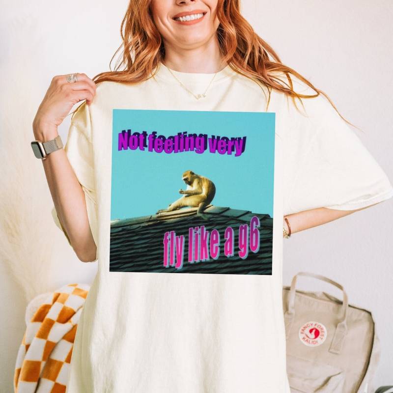 Not Very Fly Like A G6 Affen Meme Shirt, Y2K Shirts, Geschenk Millennials, T-Shirt Witzig, Baddies Get Saddies Word Art Not Very Fly Like A G6 Affen Meme Shirt, Y2K Shirts, Geschenk Millennials, T-Shirt Witzig, Baddies Get Saddies Word Art von CaroCloudStudio