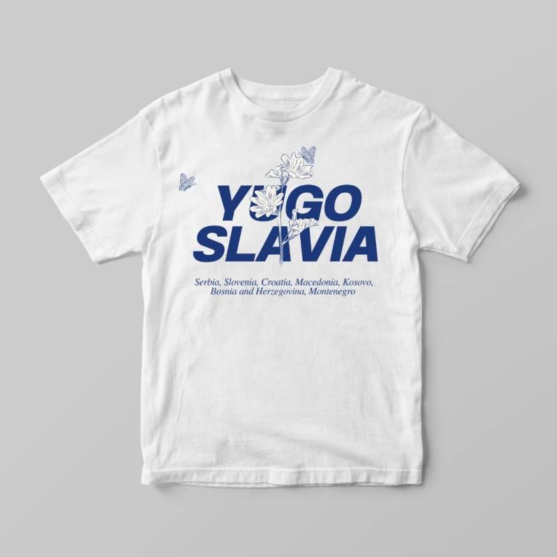 Unisex Jugoslawien Blumen T-Shirt, Retro Balkan Liebhaber Shirt, Serbien Bosnien Mazedonien Kroatien Geschenk T-Shirt Baumwolle Unisex Jugoslawien Blumen T-Shirt, Retro Balkan Liebhaber Shirt, Serbien Bosnien Mazedonien Kroatien Geschenk T-Shirt Baumwolle von CaroCloudStudio