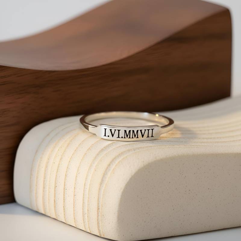 Personalisierter Namensring Aus 925Er Silber von CarolJewelryArt