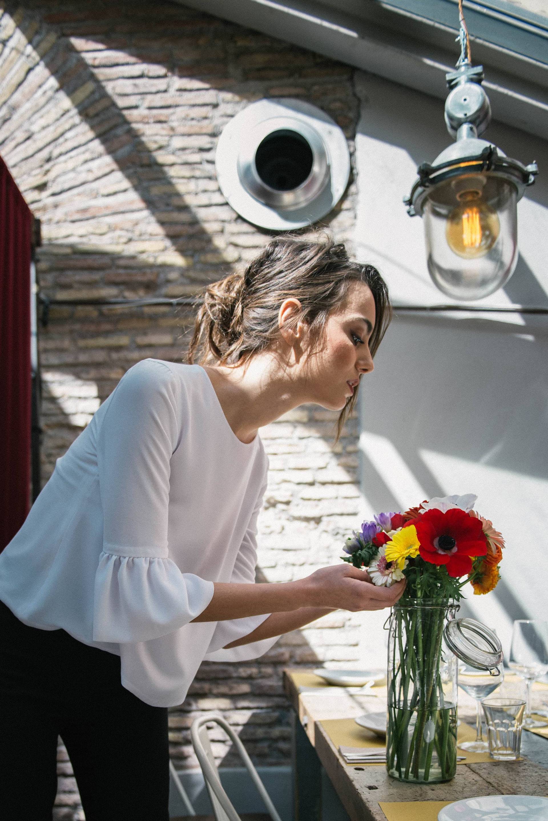 Weiße Bluse von CarolaCortesi