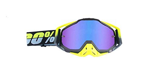 Carolilly Damen Schutzbrille mit Antibeschlag,Windschutz,staubdichte Isolierung für Motorrad-Ski-Snowboard Einheitsgröße B von Carolilly