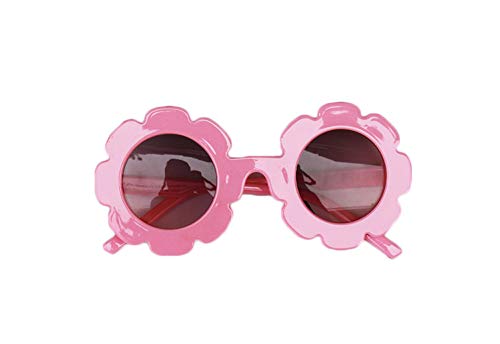 Mädchen Baby Sonnenbrille Retro-Blumen kreisförmig Anti-UV-Sonnenbrille Party Fotografie draußen sandstrand Brille von Carolilly