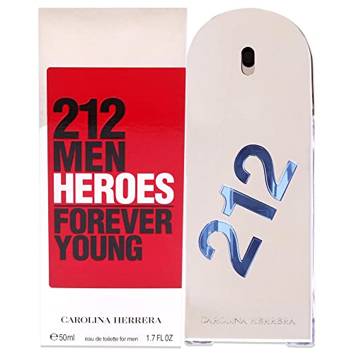 Carolina Herrera 212 Men Heroes Forever Young Eau De Toilette Spray, 50 ml von Carolina Herrera