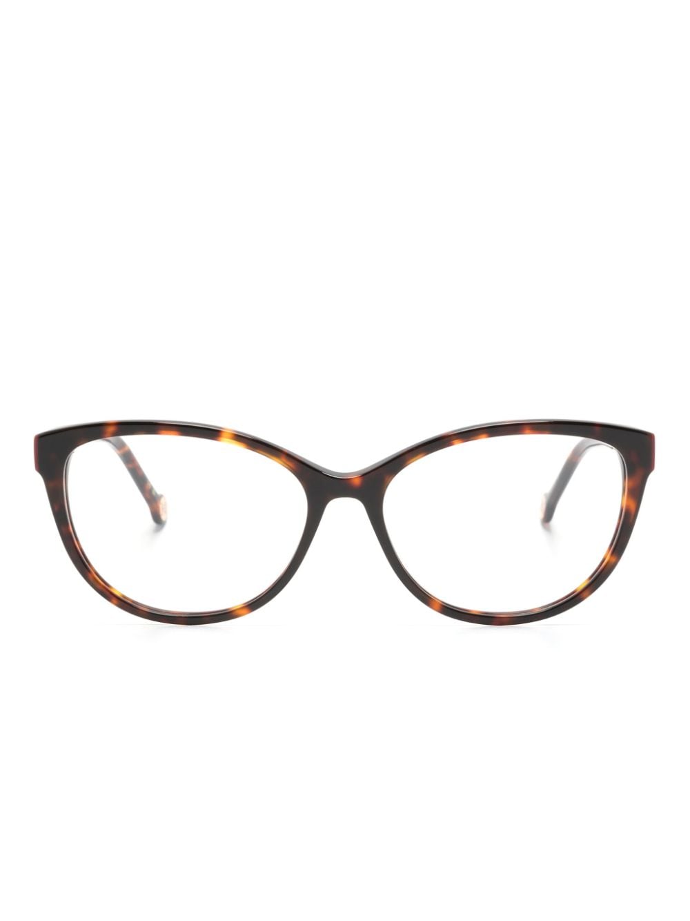 Carolina Herrera Cat-Eye-Brille in Schildpattoptik - Braun von Carolina Herrera