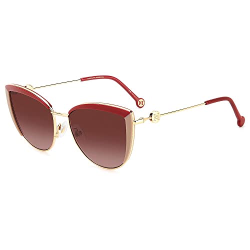 Carolina Herrera Damen Her 0112/S Sonnenbrille, rot beige, 56 von Carolina Herrera