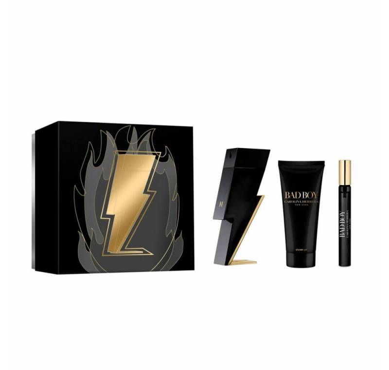 Carolina Herrera Duft-Set Bad Boy Eau de Toilette Spray 100ml Set 3 Artikel von Carolina Herrera