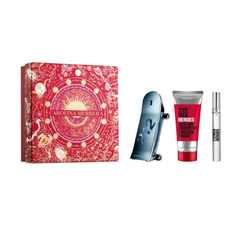 Carolina Herrera Eau de Toilette 212 Heroes EdT 90ml Set 3 Artikel Christmas 2023 von Carolina Herrera