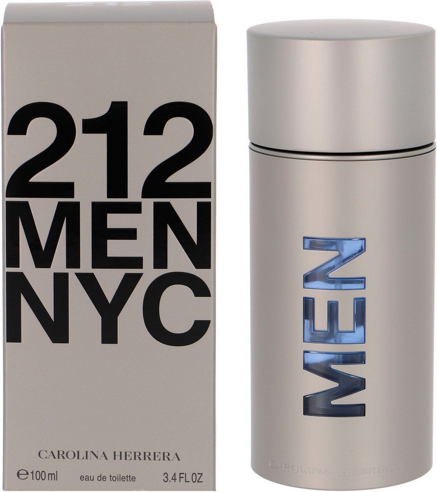 Carolina Herrera Eau de Toilette 212 NYC Men, Glasflakon, Parfüm EDT, Herrenduft von Carolina Herrera