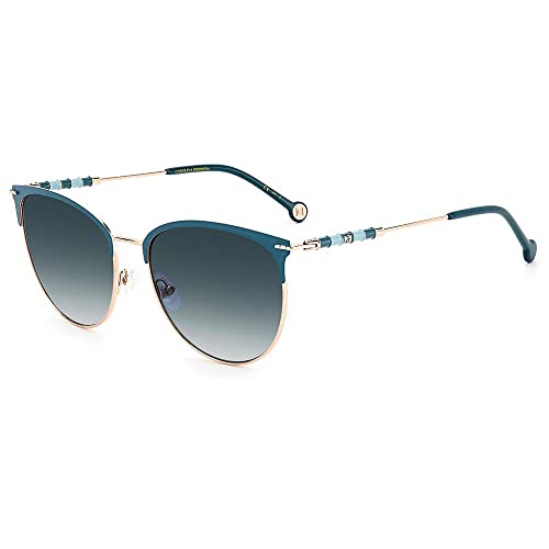 Carolina Herrera Unisex Ch 0037/s Sunglasses, PEF/08 Gold Green, 58 von Carolina Herrera