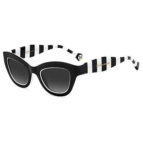 Carolina Herrera Unisex Her 0086/S Sonnenbrille, 80s/9o schwarz weiß, 51 cm von Carolina Herrera