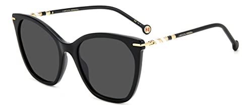 Carolina Herrera Unisex Her 0091/s Sunglasses, 807/IR Black, 56 von Carolina Herrera