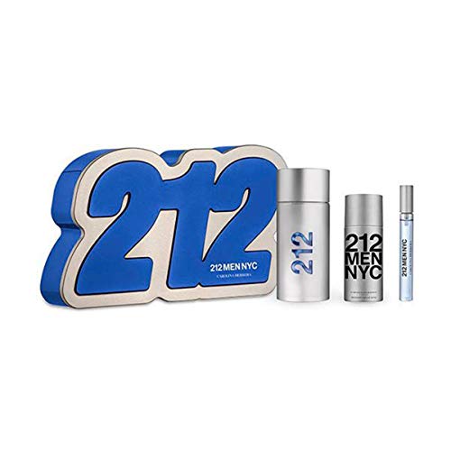 Carolina Herrera Unisex Men After Shave Gel MINIATURA PACO RABANNE 212 MÄNNER EAU DE Toilette RASIERGEL 100ML + Miniatur 1UN, Negro von Carolina Herrera