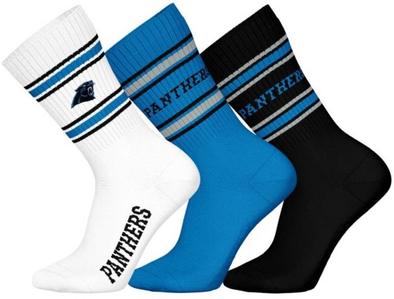 Carolina Panthers Socken 3pk Crew Socks Carolina Panthers Socken 3pk Crew Socks von Carolina Panthers
