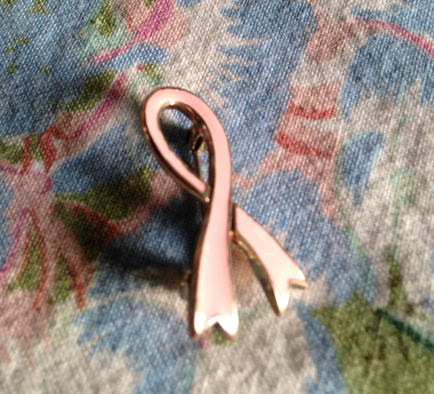 Anstecknadel Aus 925Er Silber, Rosa Emailliert Oktober Anstecknadel Aus 925Er Silber, Rosa Emailliert Oktober von CarolinaMoonGallery