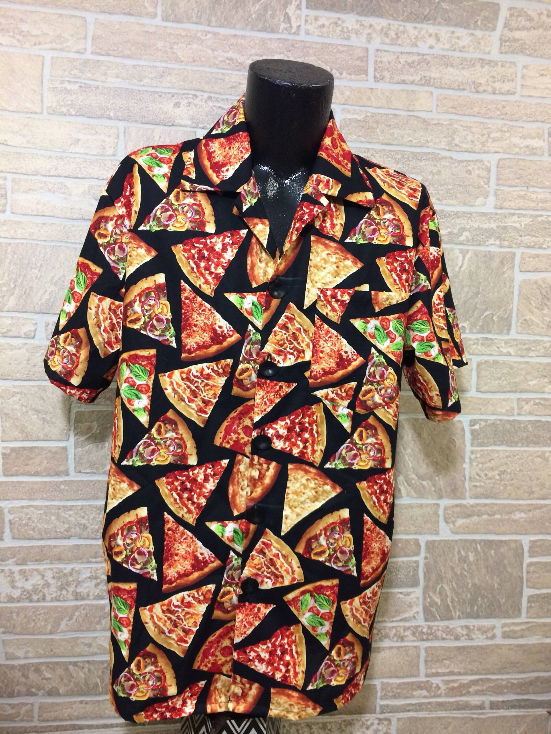 Pizza Hawaiihemd, Pizzascheiben, Pizzaliebhaber, Lässiges Freitaghemd, Partyhemd Pizza Hawaiihemd, Pizzascheiben, Pizzaliebhaber, Lässiges Freitaghemd, Partyhemd von CarolinaPerezDesigns