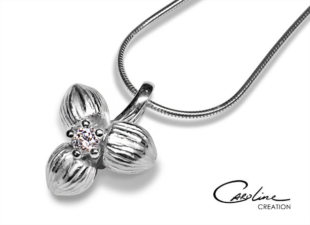 Anhänger | Drei Haselnüsse Silber von CarolineCreationArt