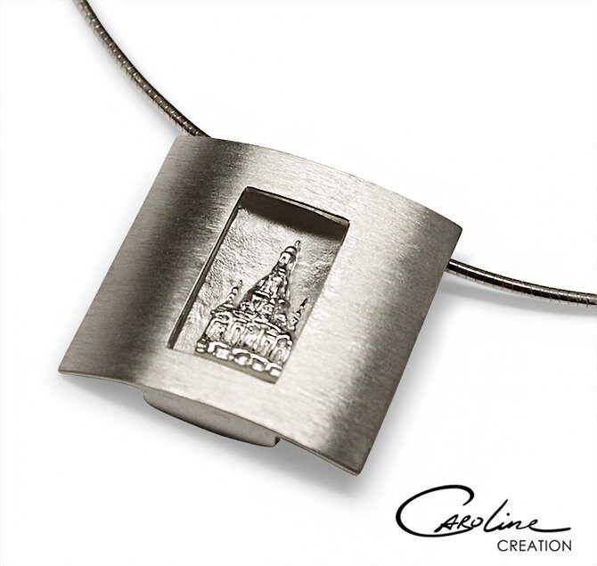 Anhänger | Dresdner Frauenkirche Inkl. Kette Silber von CarolineCreationArt