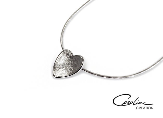 Anhänger | Herzallerliebst Weißgold von CarolineCreationArt