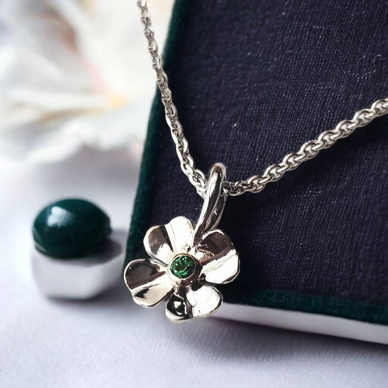 Anhänger | Kleeblatt Weißgold von CarolineCreationArt