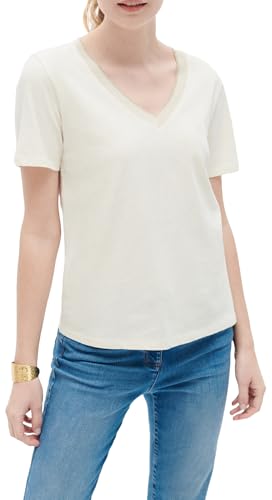 Caroll Damen Tk085-jin T-Shirt, beige, XS von Caroll