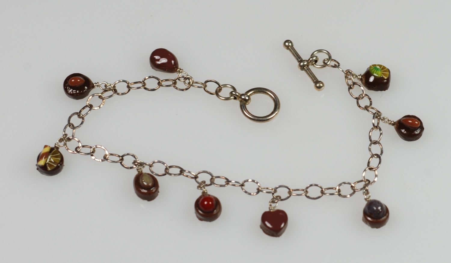 Schokolade-Sampler-Armband in 925Er Silber Schokolade-Sampler-Armband in 925Er Silber von CarolynTillieAtelier