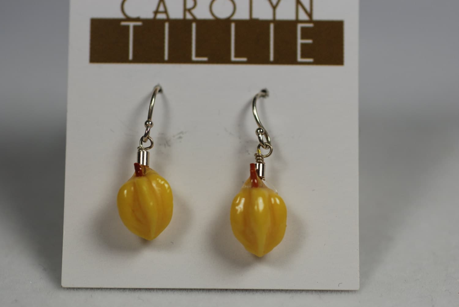 Starfruit Ohrringe - Polymer Clay Und Sterling Silber Starfruit Ohrringe - Polymer Clay Und Sterling Silber von CarolynTillieAtelier