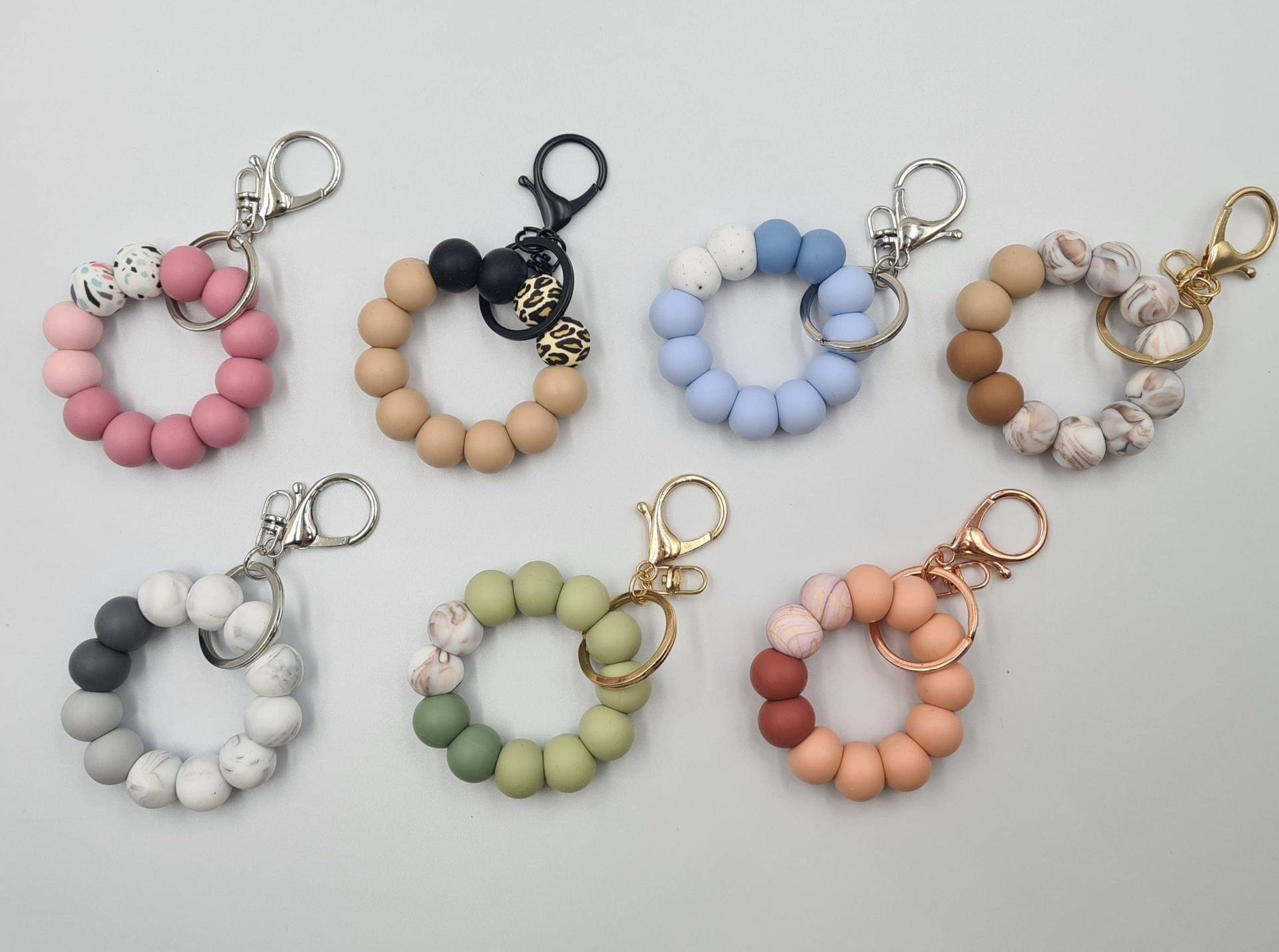 Schlüsselanhänger Loop Geschenkidee Hebammengeschenk von CarosBabyzauber