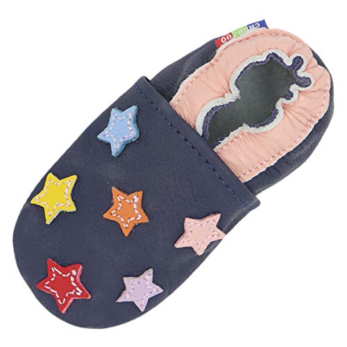 Carozoo Bunte Sterne Schlupfstiefel Dark Blue, Multicolored 6-7 EU Unisex-Kinder Jungen von Carozoo