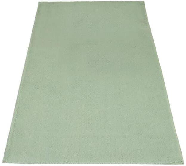 Carpet City Badematte "Topia Mats, Badteppich uni", Höhe 14 mm, rutschhemmend beschichtet, strapazierfähig, Hochflor, Kaninchen Haptik, Polyester, Badezimmerteppich, waschbar von Carpet City