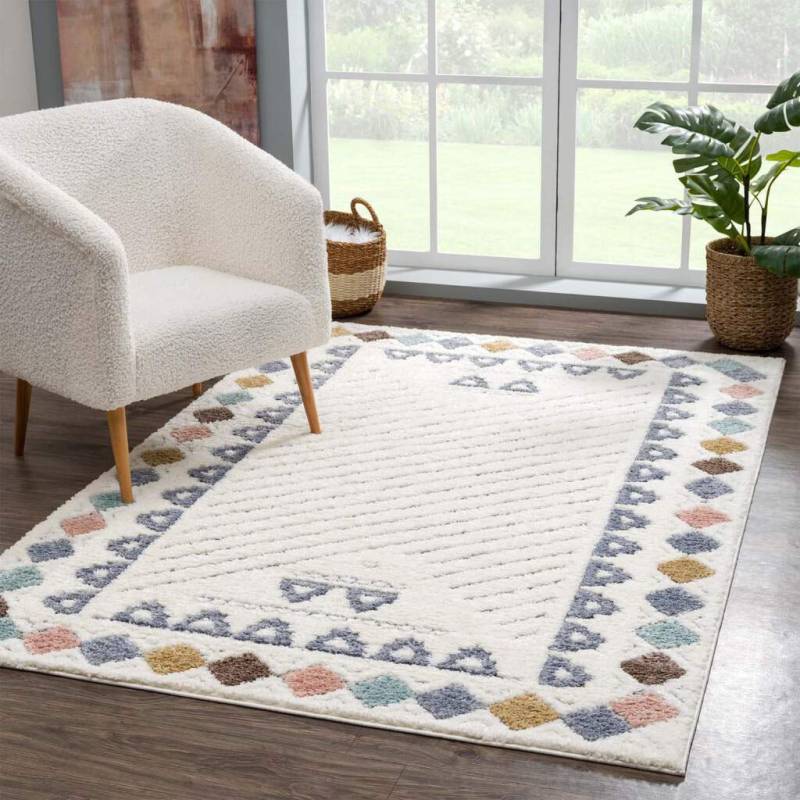 Carpet City Hochflor-Teppich "Focus 3034" rechteckig 20 mm Höhe Läufer, Boho, Hochtief-Muster/ 3D-Effekt, für Wohnzimmer, Schlafzimmer Carpet City Hochflor-Teppich "Focus 3034" rechteckig 20 mm Höhe Läufer, Boho, Hochtief-Muster/ 3D-Effekt, für Wohnzimmer, Schlafzimmer von Carpet City