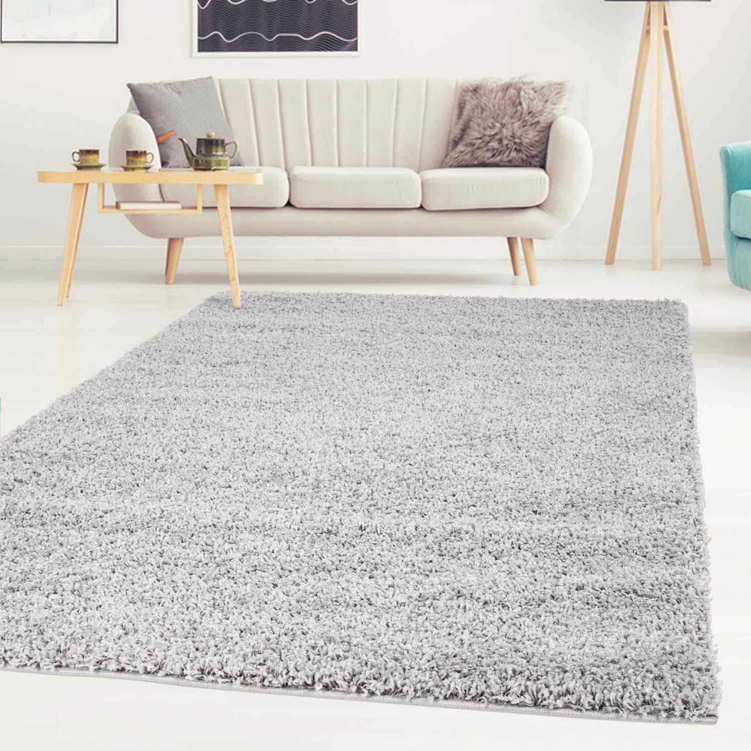 Carpet City Hochflor-Teppich "Shaggi uni 500" rechteckig 30 mm Höhe Läufer, Shaggy, Uni, Langflor, weich, Wohnzimmer, Schlafzimmer, Kinder Carpet City Hochflor-Teppich "Shaggi uni 500" rechteckig 30 mm Höhe Läufer, Shaggy, Uni, Langflor, weich, Wohnzimmer, Schlafzimmer, Kinder von Carpet City