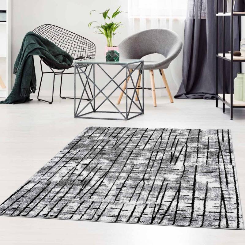 Carpet City Teppich "Moda 1139" rechteckig 11 mm Höhe Läufer, weicher Kurzflor, abstrakt, Wohnzimmer von Carpet City