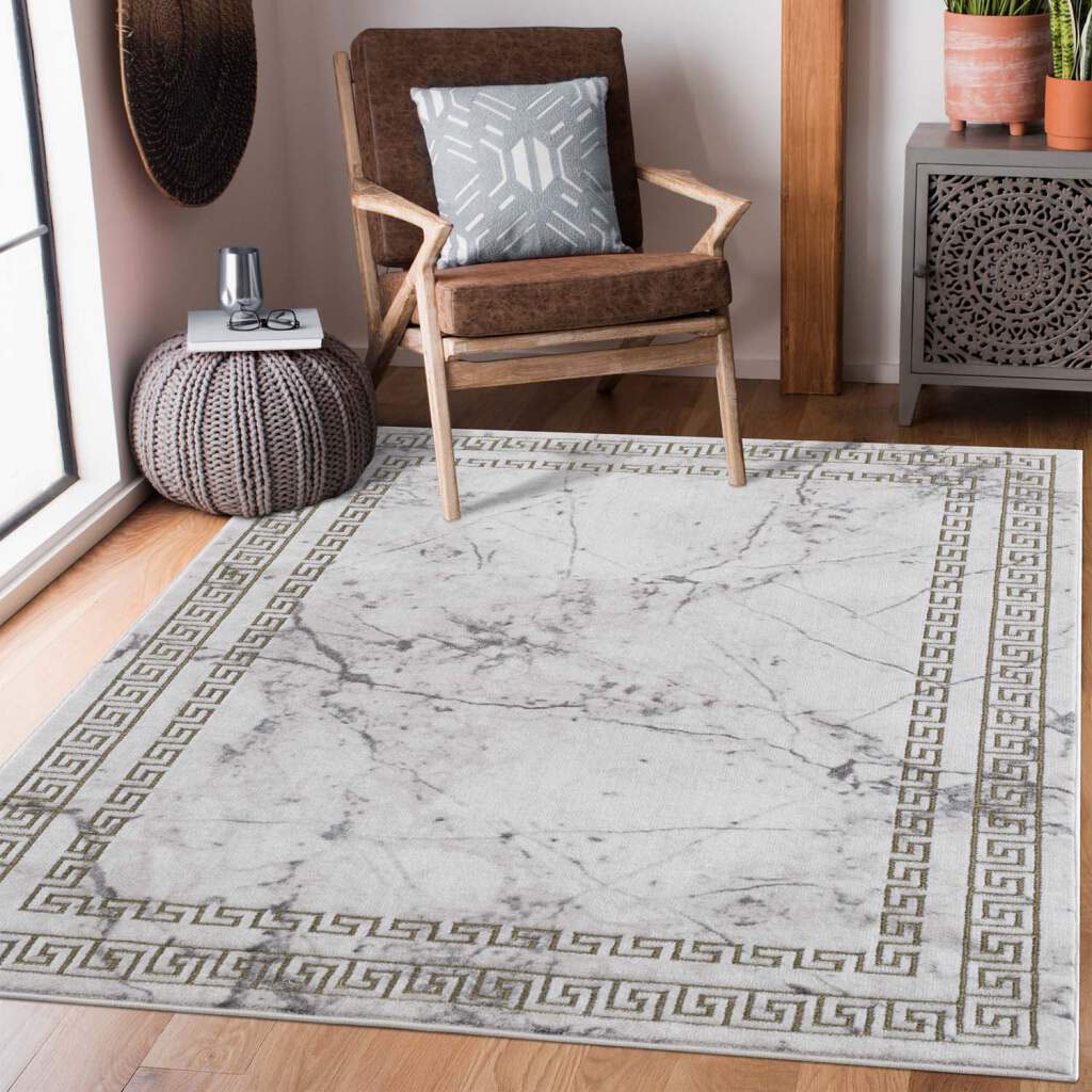 Carpet City Teppich "Noa 9273" rechteckig 11 mm Höhe Läufer, Kurzflor, Modern, Weicher Flor, Pflegeleicht, Wohnzimmer von Carpet City