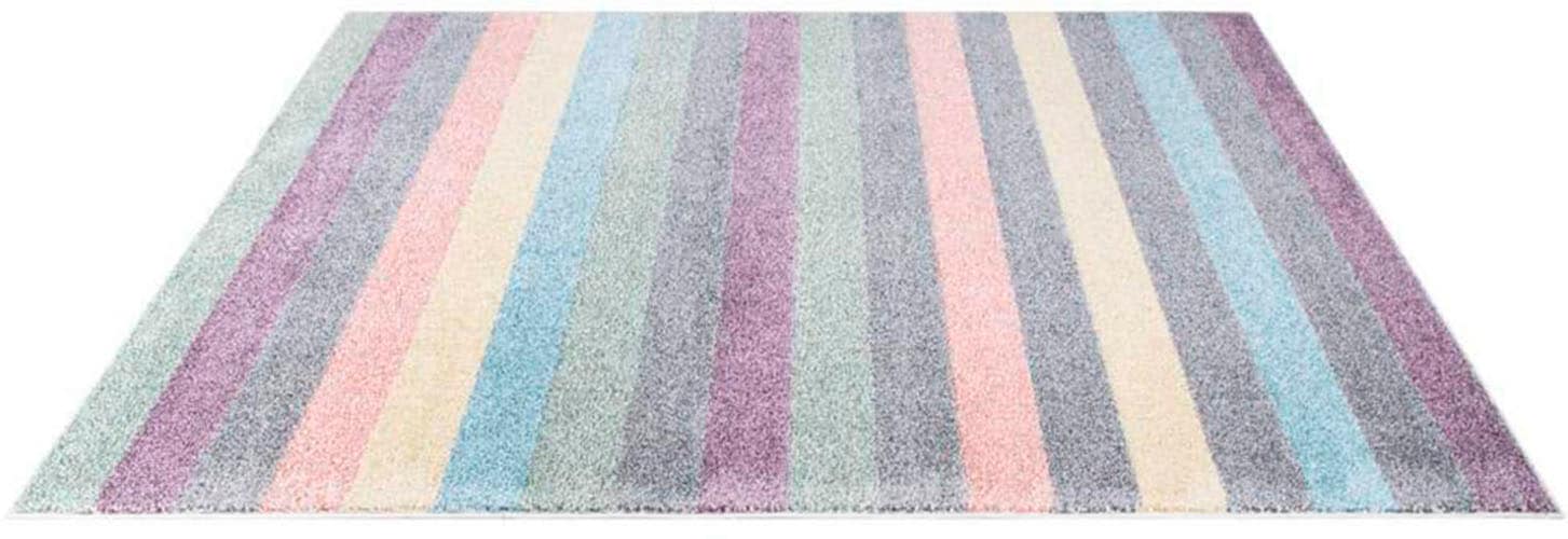 Carpet City Teppich "YOUNG955", rechteckig, Bunter Kinderteppich mit Streifen-Muster von Carpet City